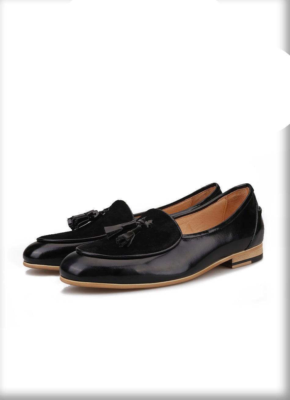 Leather Men Loafers With Tassel - Men Shoes - Loafer Shoes - Guocali