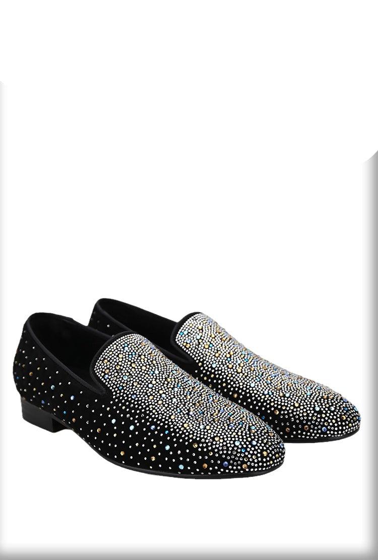 Luxurious Rhinestones Men Loafers - Men Shoes - Loafer Shoes - Guocali