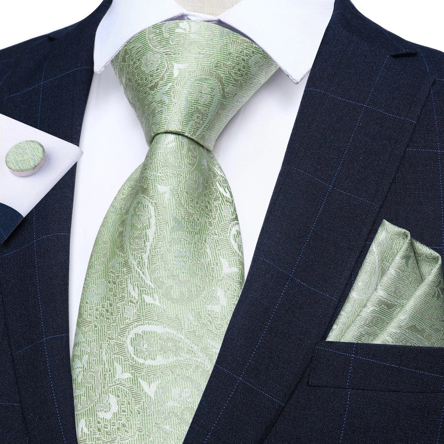 Luxury Paisley Necktie Set -Guocali