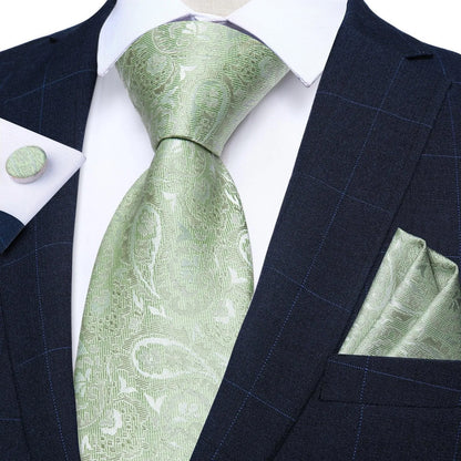 Luxury Paisley Necktie Set -Guocali