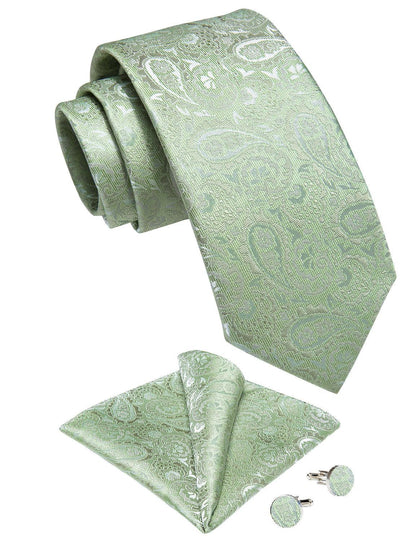 Luxury Paisley Necktie Set - Necktie - Guocali