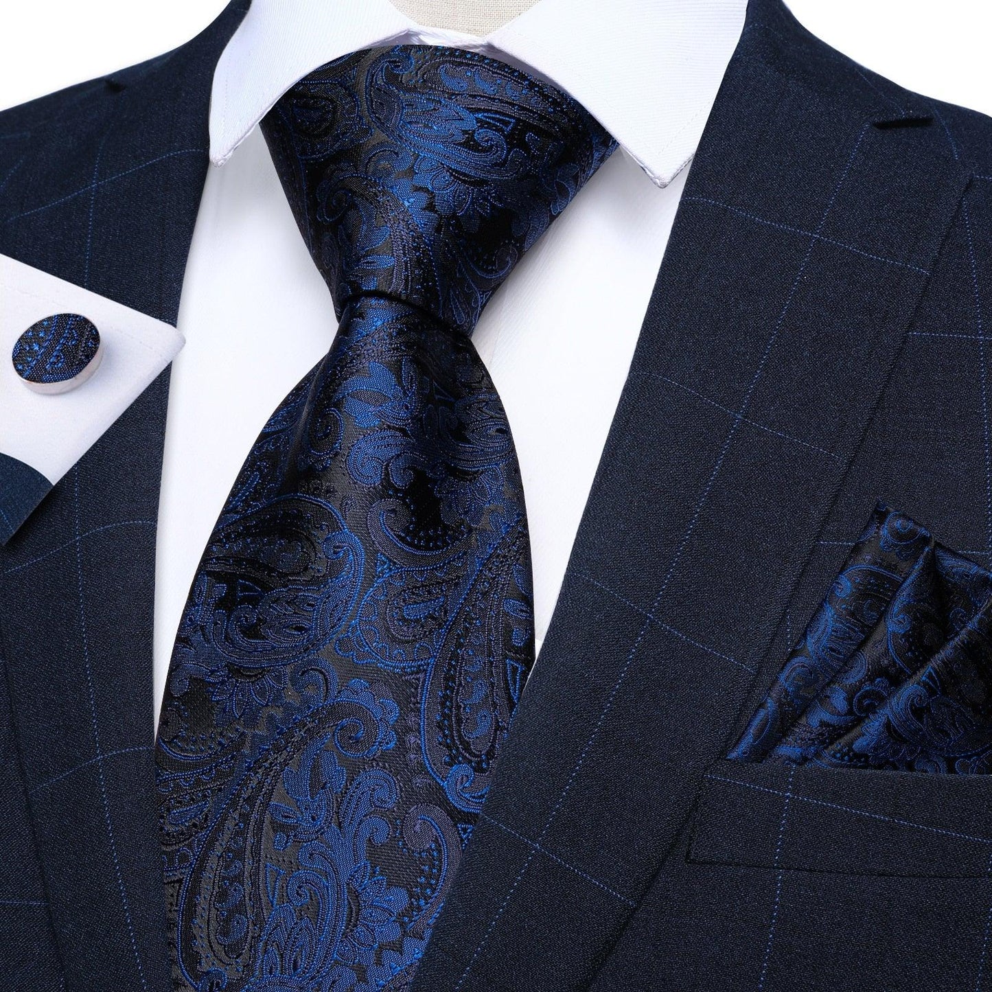 Luxury Paisley Necktie Set - Necktie - Guocali