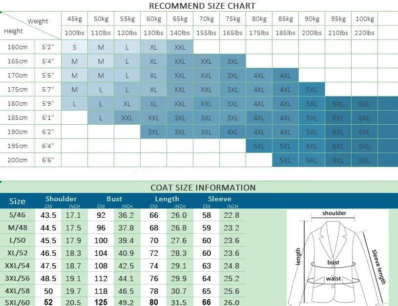 Men's Suit Jacket - Lightweight Blazer