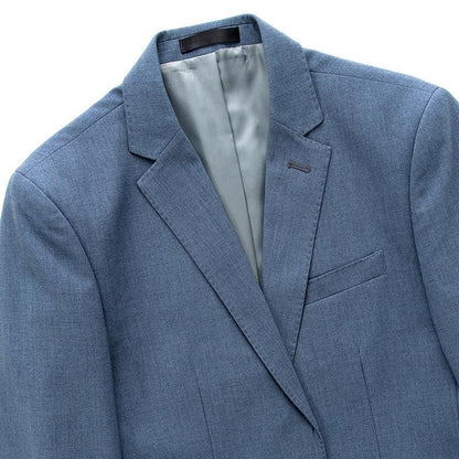 Men Blazer - 1-Button Style Blazer - Blue - Men Blazer - Guocali