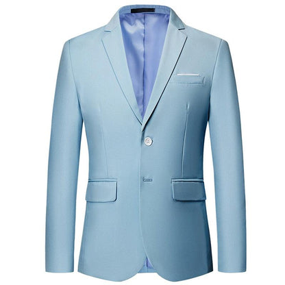 Men Blazer - 2-Button Formal Blazer - Men Blazer - Guocali