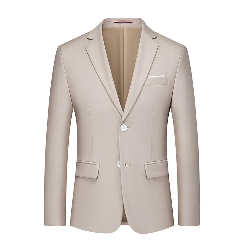 Men Blazer - 2-Button Formal Blazer - Men Blazer - Guocali