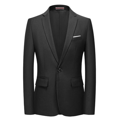 Men Blazer - Black 1-Button Style Formal Blazer - Men Blazer - Guocali