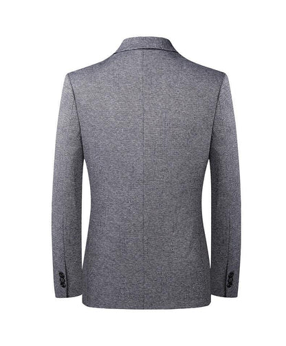 Men Blazer - Grey Slim Fit Blazer - Men Blazer - Guocali