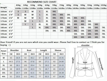 Men Blazer - Striped Formal Blazer -Guocali