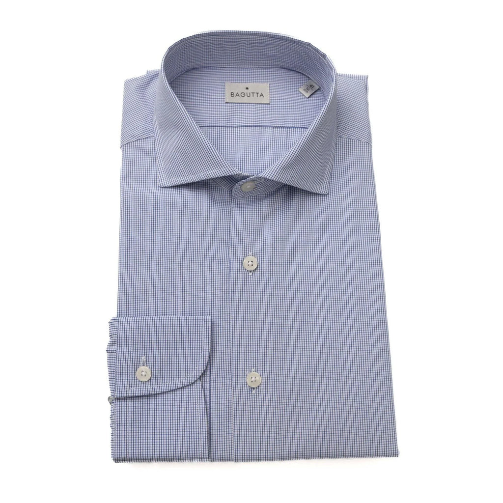 Men Cotton Long Sleeves Dress Shirt – Breathable, White