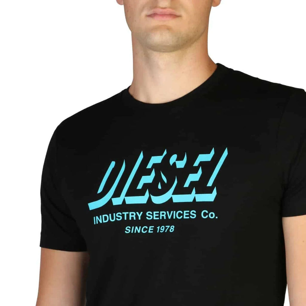 Men Crew-Neck Short-Sleeves T-Shirt – Breathable - Black -Guocali
