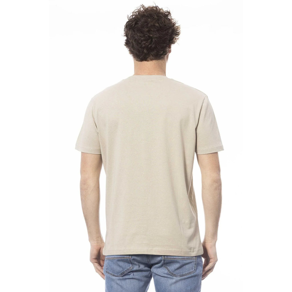 Men Crew-Neck Short-Sleeves T-Shirt – Breathable - Brown -Guocali