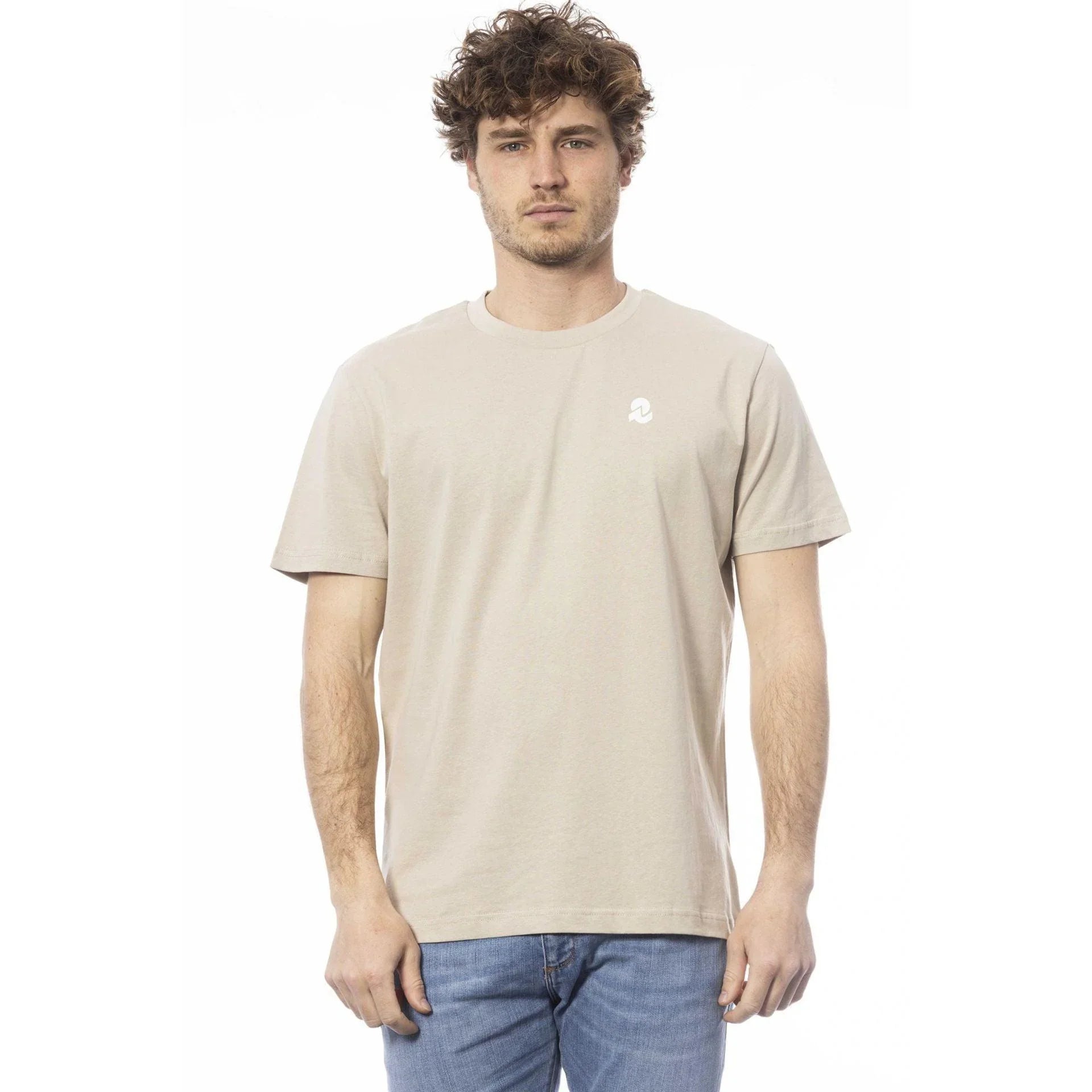 Men Crew-Neck Short-Sleeves T-Shirt – Breathable - Brown -Guocali