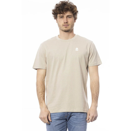 Men Crew-Neck Short-Sleeves T-Shirt – Breathable - Brown -Guocali