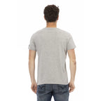 Men Crew-Neck Short-Sleeves T-Shirt – Breathable - Gray -Guocali