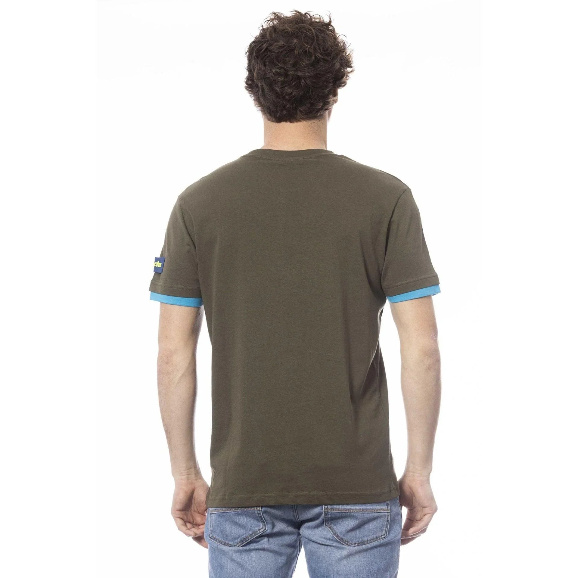 Men Crew-Neck Short-Sleeves T-Shirt – Breathable - Green -Guocali