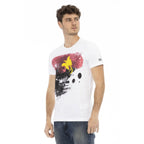 Men Crew-Neck Short-Sleeves T-Shirt – Breathable, Red, Yellow, Black