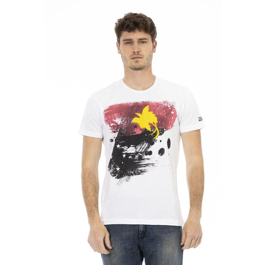 Men Crew-Neck Short-Sleeves T-Shirt – Breathable - White, Red, Yellow, Black -Guocali