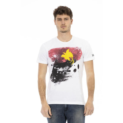 Men Crew-Neck Short-Sleeves T-Shirt – Breathable - White, Red, Yellow, Black -Guocali