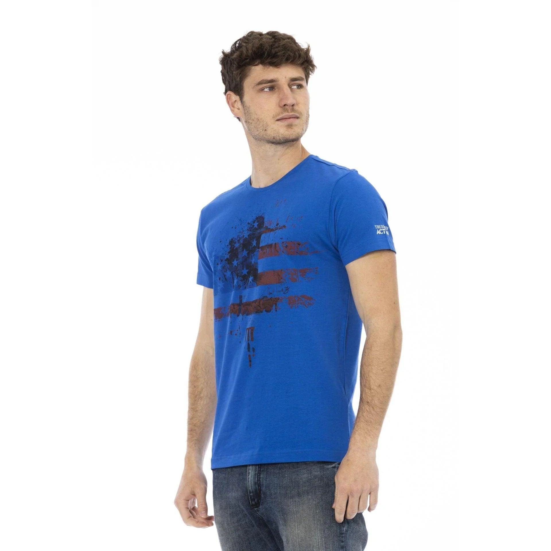 Men Crew-Neck Short-Sleeves T-Shirt – Lightweight, Navy
