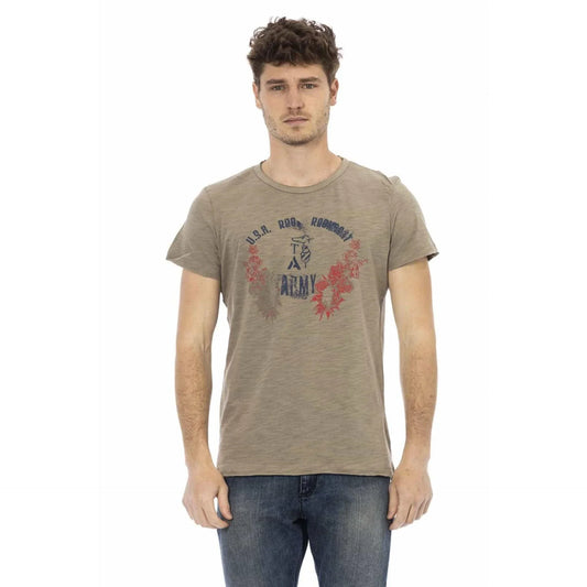 Men Crew-Neck Short-Sleeves T-Shirt – Lightweight - Green -Guocali