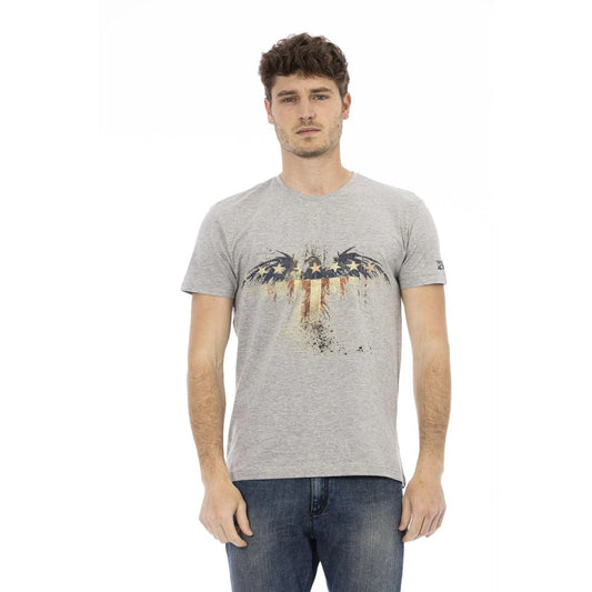 Men Crew-Neck T-Shirt – Breathable - Gray, Multicolor -Guocali
