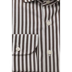 Men Long Sleeves Cotton Dress Shirt – Breathable, White