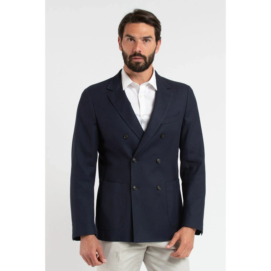 Men's Blazer - Breathable Suit Jacket - Navy