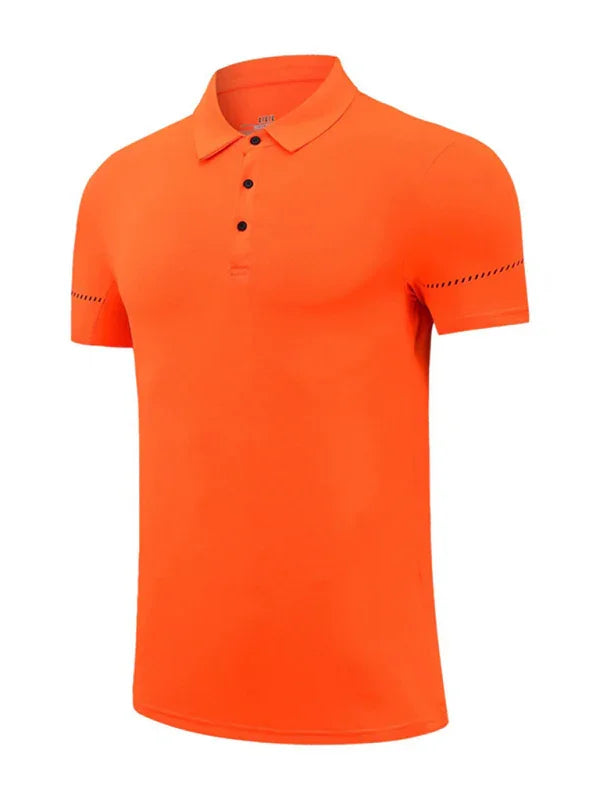 Men Short Sleeves Polo Shirt – Quick-Drying - Green -Guocali