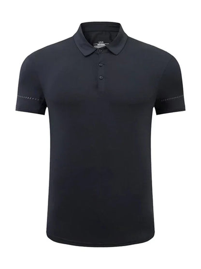 Men Short Sleeves Polo Shirt – Quick-Drying - Green -Guocali