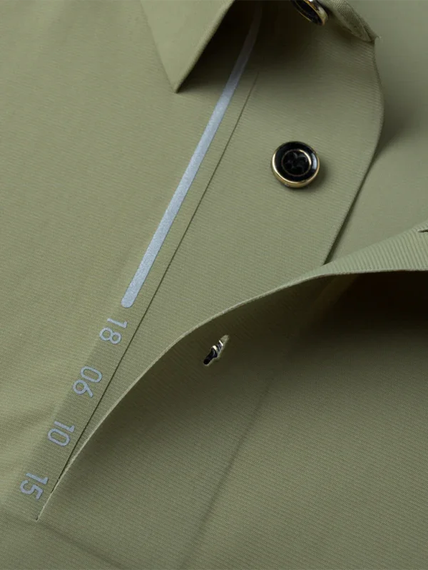 Men Short Sleeves Polo Shirt – Stretchable - Green, Black -Guocali