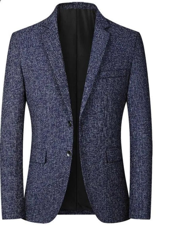 Men Suit Jacket - Lightweight Blazer, Gray