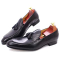 Men Tassel Dress Loafers - Slip-On Formal Dress Shoes