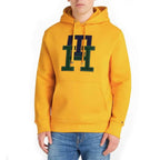 Men's hoodie Tommy Hilfiger Logo Kangaroo Pocket Yellow – main view