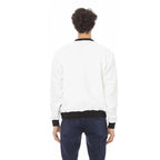 Men's sweatshirt Baldinini Trend Logo Crew Neck Cotton White – view 3