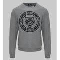 Men's sweatshirt Plein Sport Athleisure Logo Cotton Blend Grey – main view
