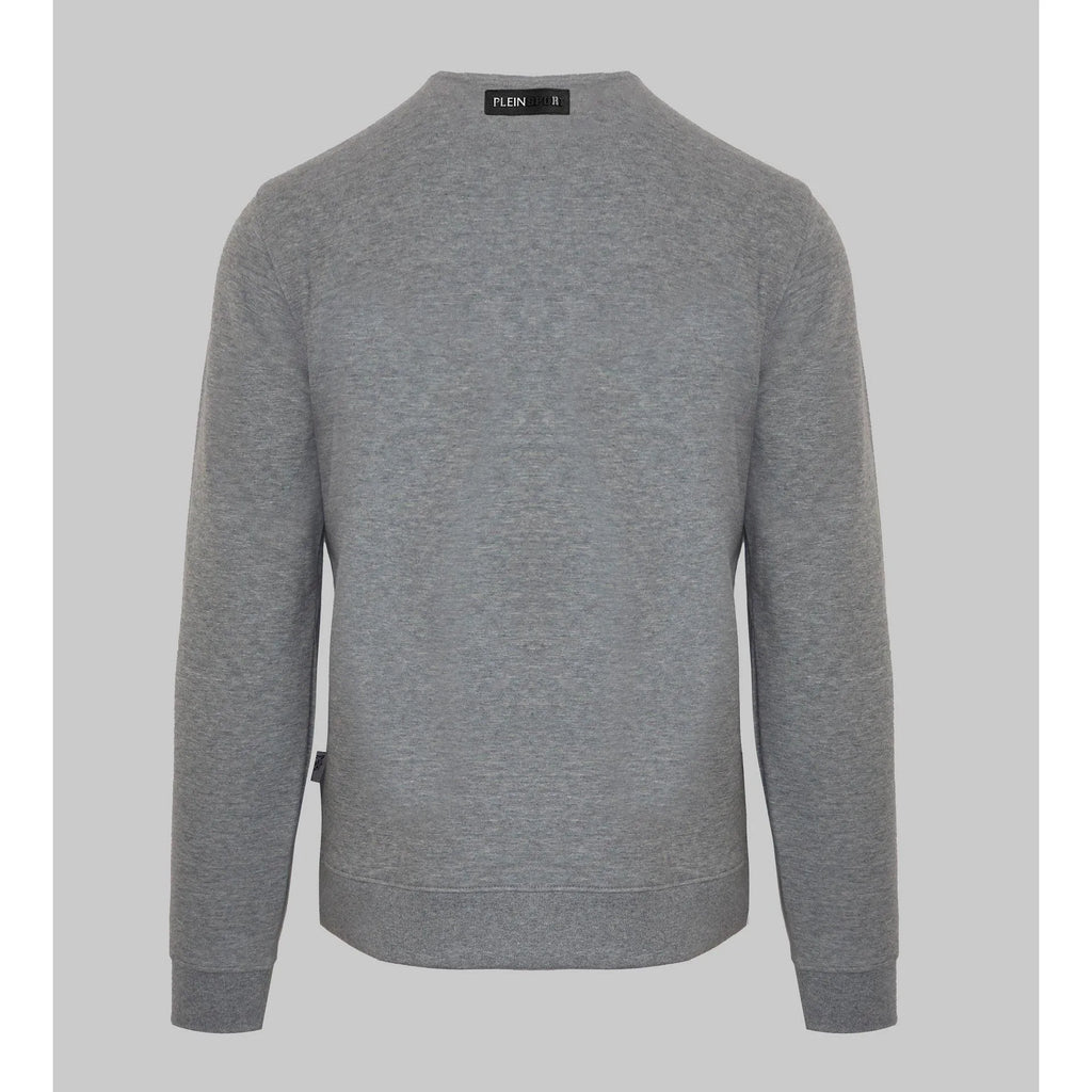 Men's sweatshirt Plein Sport Athleisure Logo Cotton Blend Grey – view 2