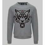 Men's sweatshirt Plein Sport Graphic Logo Crew Neck Grey – main view