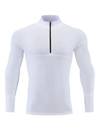Men's Sweatshirt Quarter-Zip Mock Neck Raglan Sleeve Athletic – Sweatshirt | GUOCALI