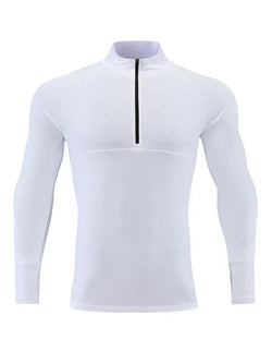 Men's Sweatshirt Quarter-Zip Mock Neck Raglan Sleeve Athletic – Sweatshirt | GUOCALI