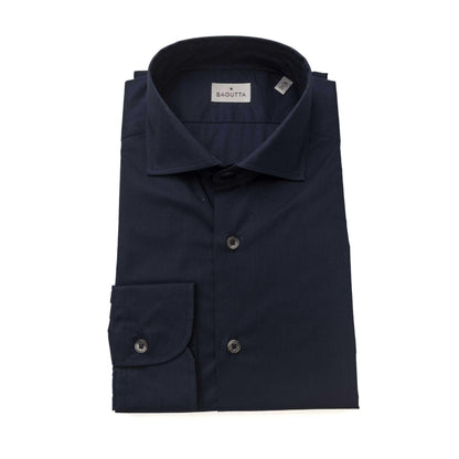 Navy Blue Men Dress Shirts - Bagutta Shirts - Shirt - Guocali