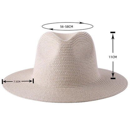 Panama Hat - Wide Brim Sun Hat - Panama Hat - Guocali