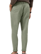 Professional Men Trousers – Mid Rise Drawstring -Guocali