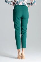 Professional Women Cropped Pants – Mid Rise Slim Fit -Guocali