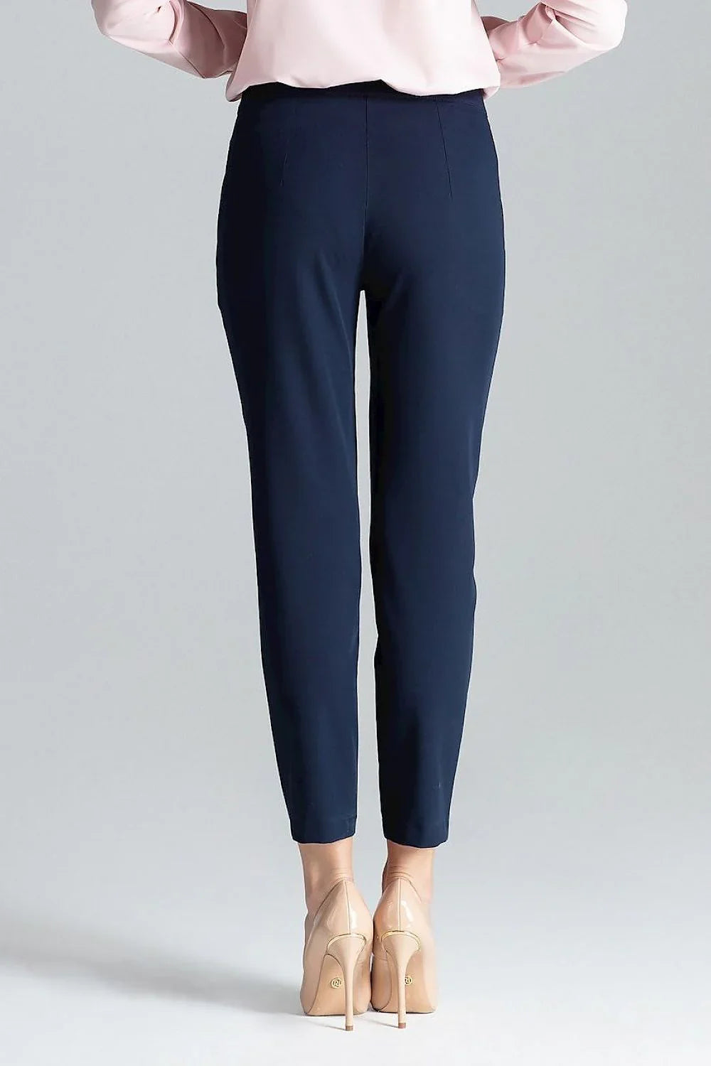 Professional Women Trousers – Mid Rise Pleated Front -Guocali