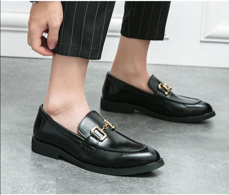 Round Toe Formal Men Loafers - Men Shoes - Loafer Shoes - Guocali