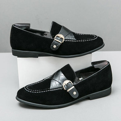 Round Toe Slip-On Formal Loafers - Men Shoes - Loafer Shoes - Guocali