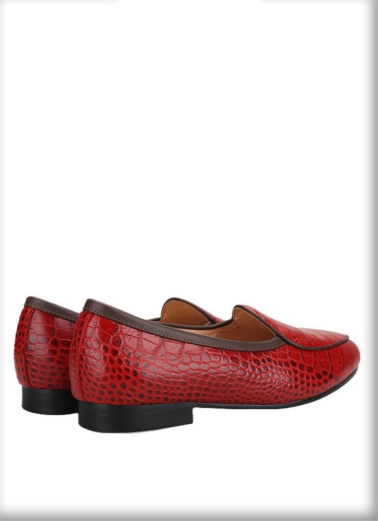 Serpentine Pattern Men Loafers - Men Shoes - Loafer Shoes - Guocali