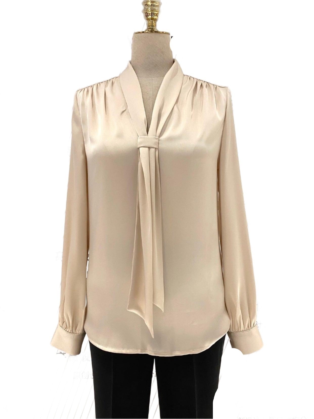 Silk Satin Women Blouse - Blouse - Guocali