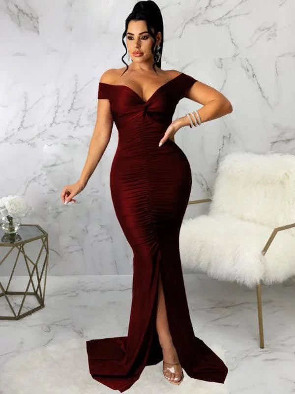 Skinny Bodycon Evening Dress